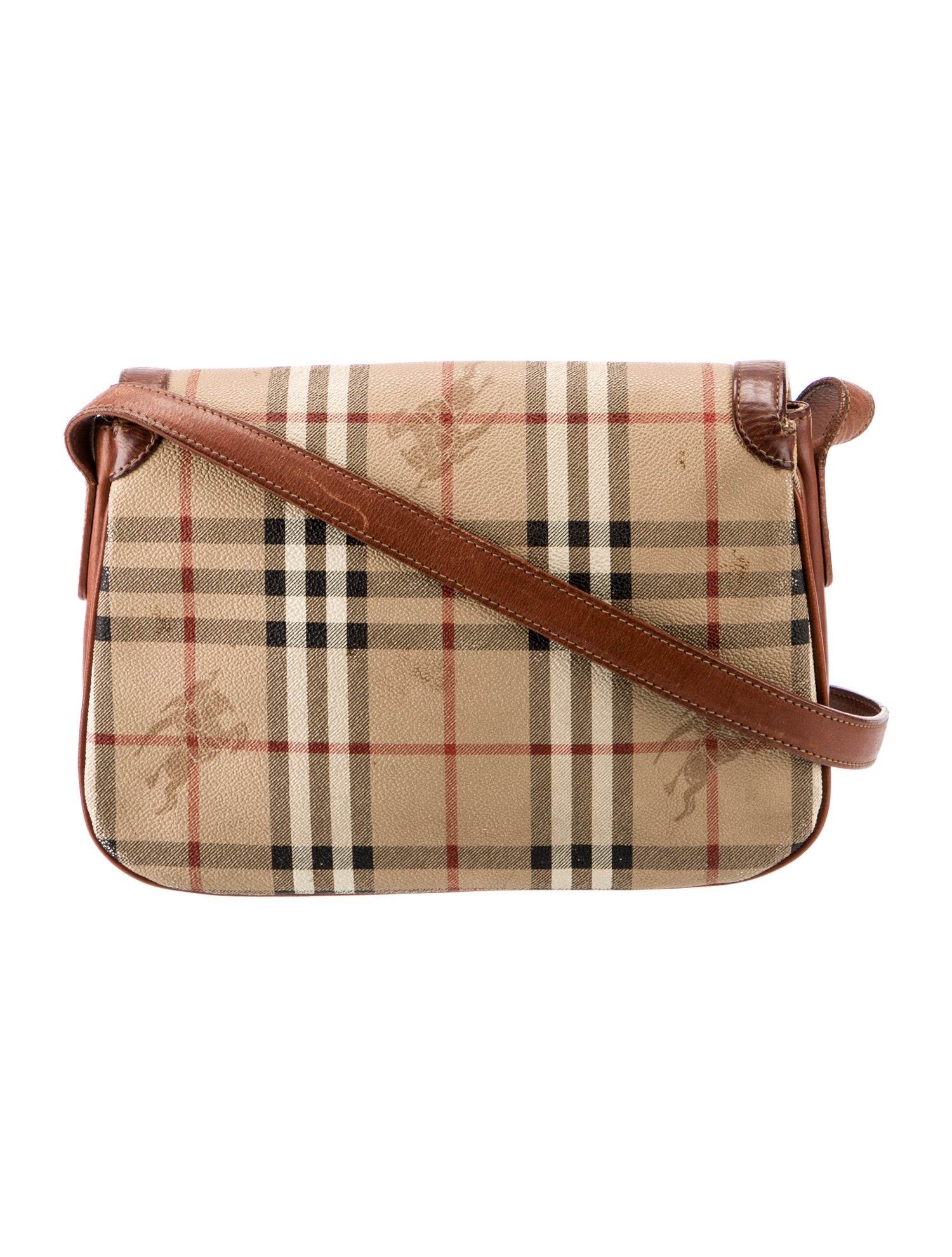 Burberry's Haymarket Check Crossbody Bag Small Vintage